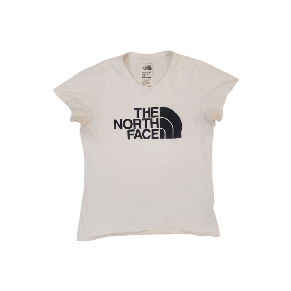 The North Face Women's White Standard Fit T-Shirt Large